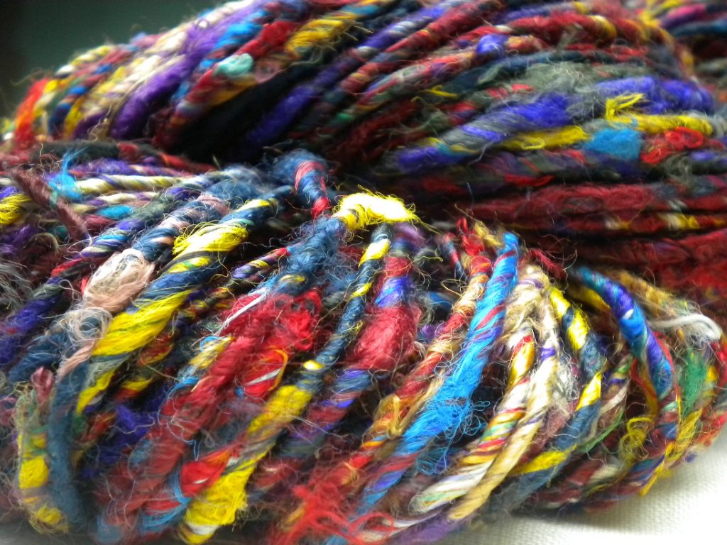 Recycle Banana Silk Yarn - Multicolor | Latifi Silk Exports LLP